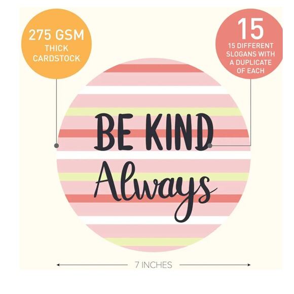 Motivational Wall Art – 30-Pack Inspirational Classroom or Nursery Decor - Picture 2 of 3